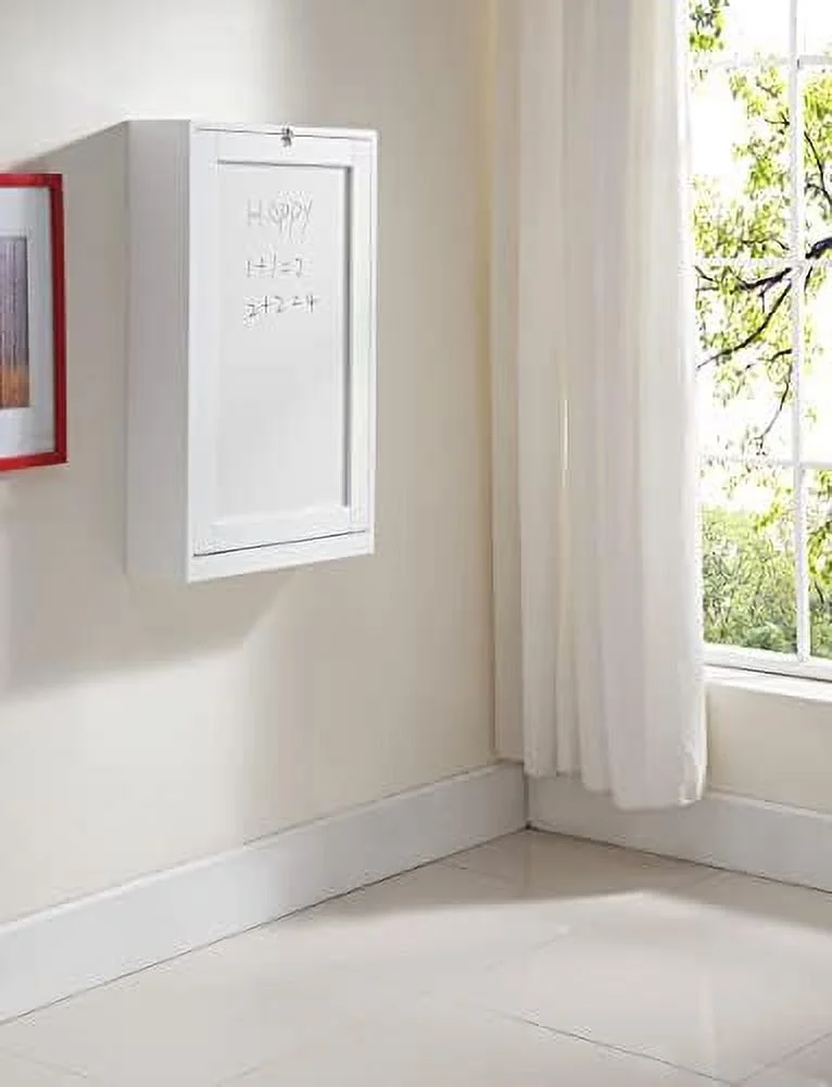 HJZBNONE Brand  - Culver Wall-Mounted Fold-Out Writing Floating Desk  White