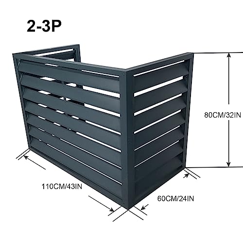 Anti-Theft Sturdy Aluminum AC Covers ,Air Conditioner Protection Enclosure ,Protection for Outdoor Systems ,Noise Reduction ,Outdoor AC Unit Cover ,Central AC Condenser Cover