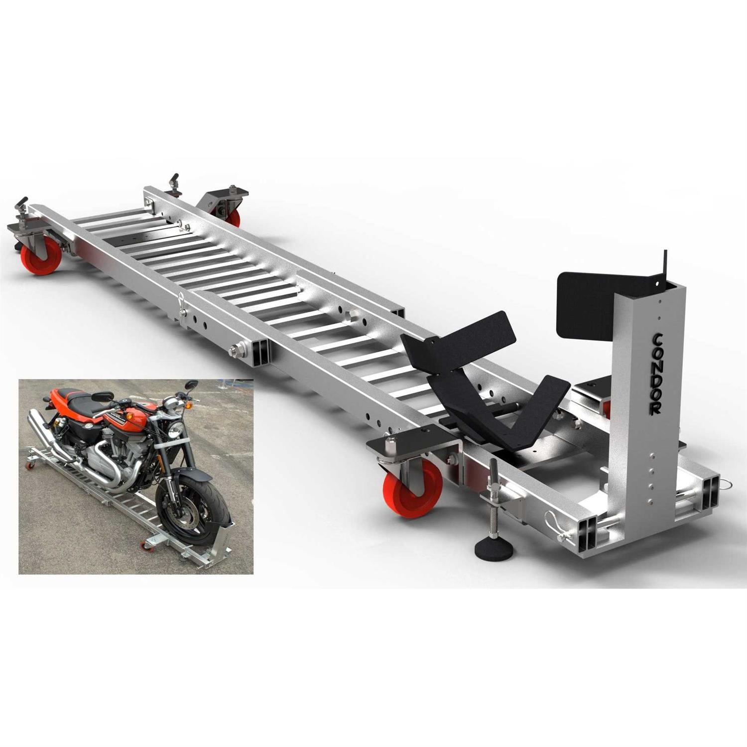 Condor Motorcycle Garage Dolly for Wheel Chock - Shop Hardware Tools Online Store