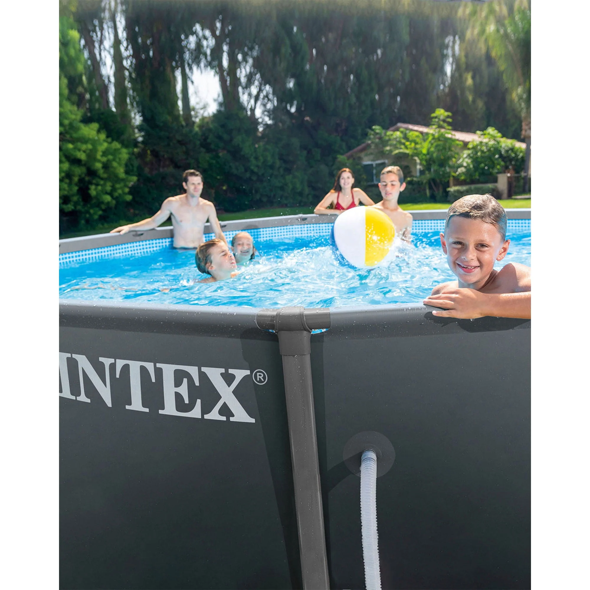 Intex 16' x 48  Ultra XTR Frame Above Ground Pool Set with 1500 GPH Sand Filter Pump