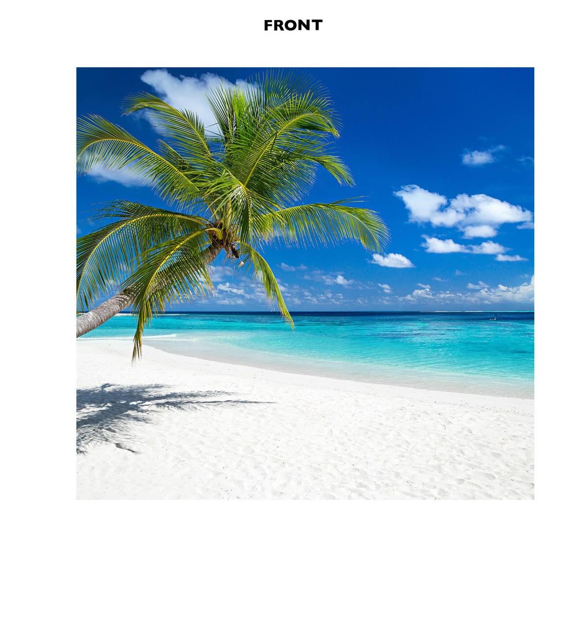 Advanced Graphics Tropical Beach Backdrop Cardboard Cutout 2685