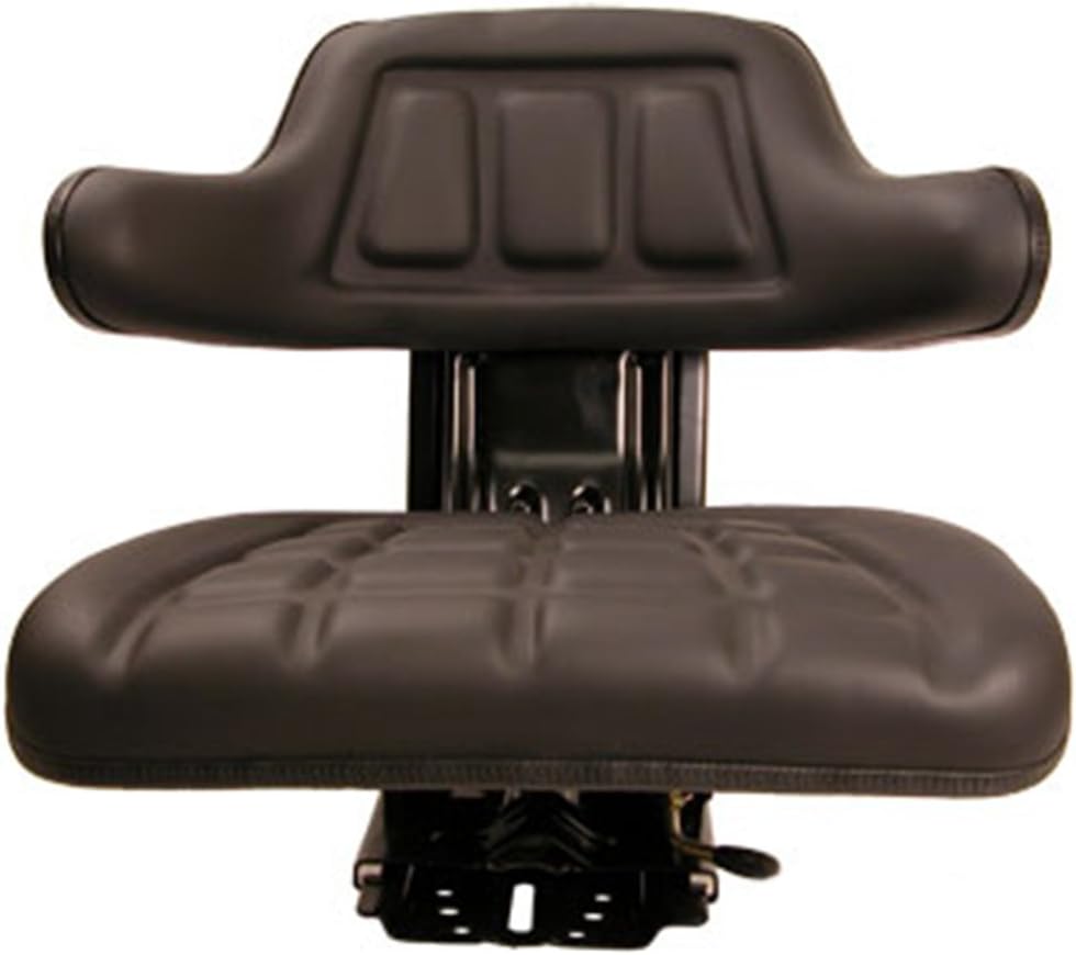 New Black Universal Tractor Seat Susp w/ Base & Tracks Ford New Holland Case-IH Pack of 2