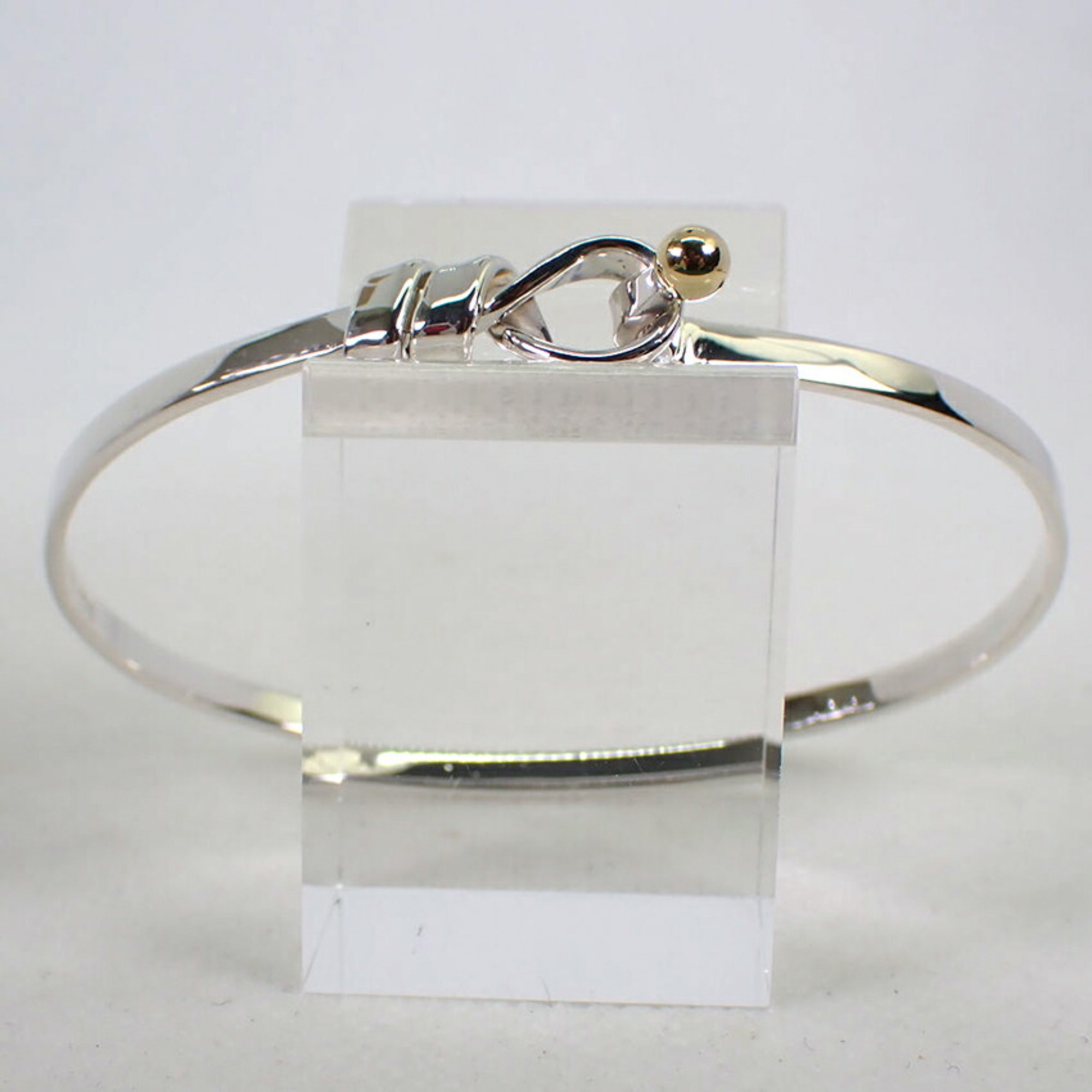 Pre-Owned TIFFANY Tiffany 925 750 combination hook & eye bangle (Good)