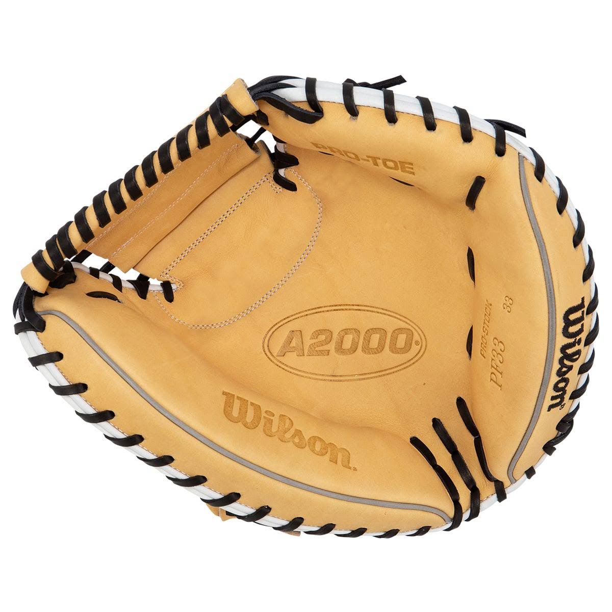 Wilson A2000 Pedroia Fit 33 inch WTA20RB19PFCM33 Baseball Catcher&s Mitt