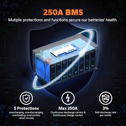 LiTime 12V 100Ah LiFePO4 Battery BCI Group 31 Lithium Battery Built-in 100A BMS, Up to 15000 Deep Cycles, Perfect for RV, Marine, Home Energy Storage