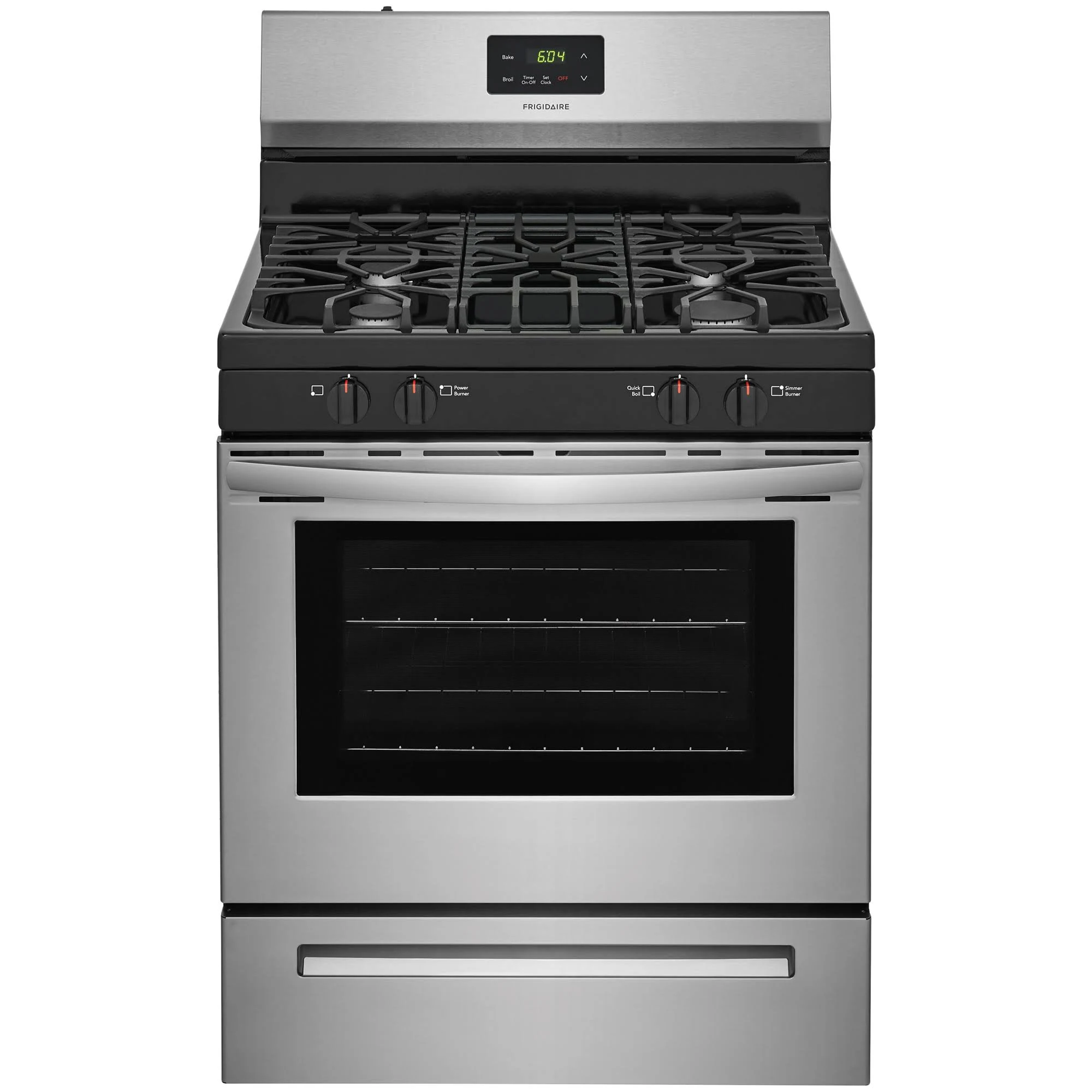 Frigidaire FCRG3051AS 30 GAS Range - Stainless Steel