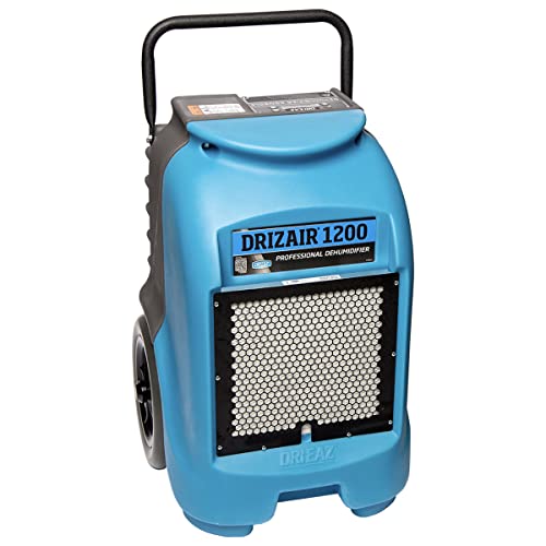 Dri-Eaz 1200 Commercial Dehumidifier with Pump, Industrial, Durable, Compact, Portable, Blue, F203-A, Up to 18 Gallon Water Removal per Day
