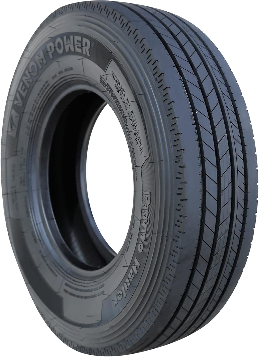 Venom Power Primo Hauler All Steel Heavy Duty Premium Trailer Radial Tire-ST235/80R16 235/80/16 235/80-16 129/125M Load Range G LRG 14-Ply BSW Black Side Wall