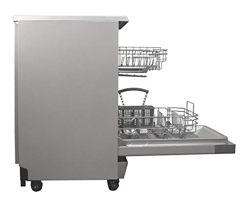 SPT SD-9263SSA Stainless Steel 18″ Energy Star Portable Dishwasher