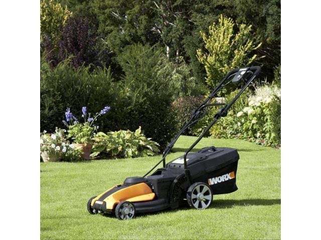 Worx 14x22 Cordless Push Lawn Mower - 24V