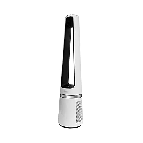WYH Oscillating 90° Tower Quiet DC Motor Stand Floor Fan 12 Speed Setting Pedestal Remote Control Quiet Bladeless Floor Fan for Bedroom