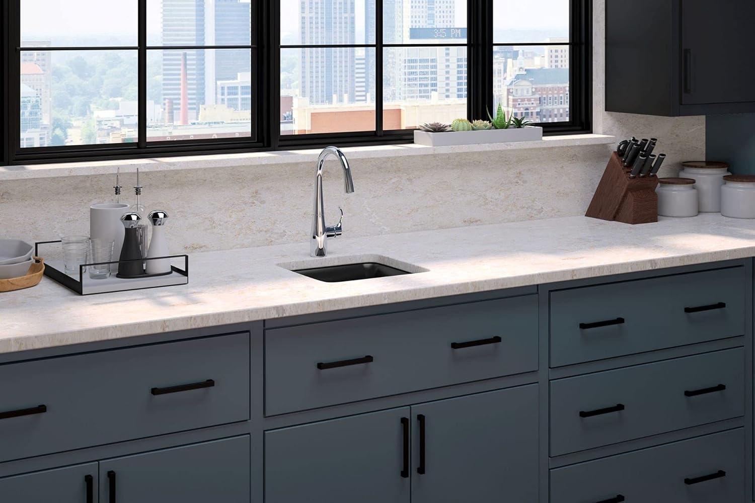 KOHLER 22034-VS Simplice Single-Handle Bar Sink Faucet, Secondary Kitchen Faucet, Bar Faucet, Vibrant Stainless