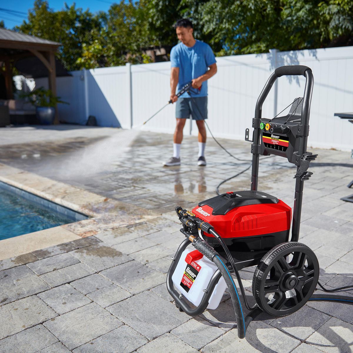 BAUER 3000 PSI, 1.1 GPM Brushless Max Performance Electric Pressure Washer