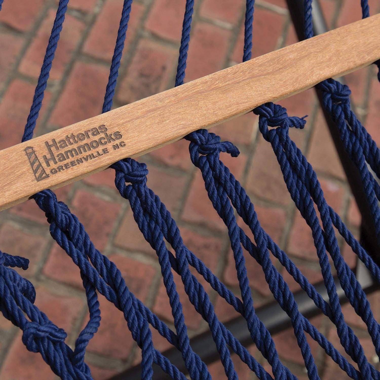 Hatteras Hammocks Deluxe DuraCord Rope Hammock - Navy