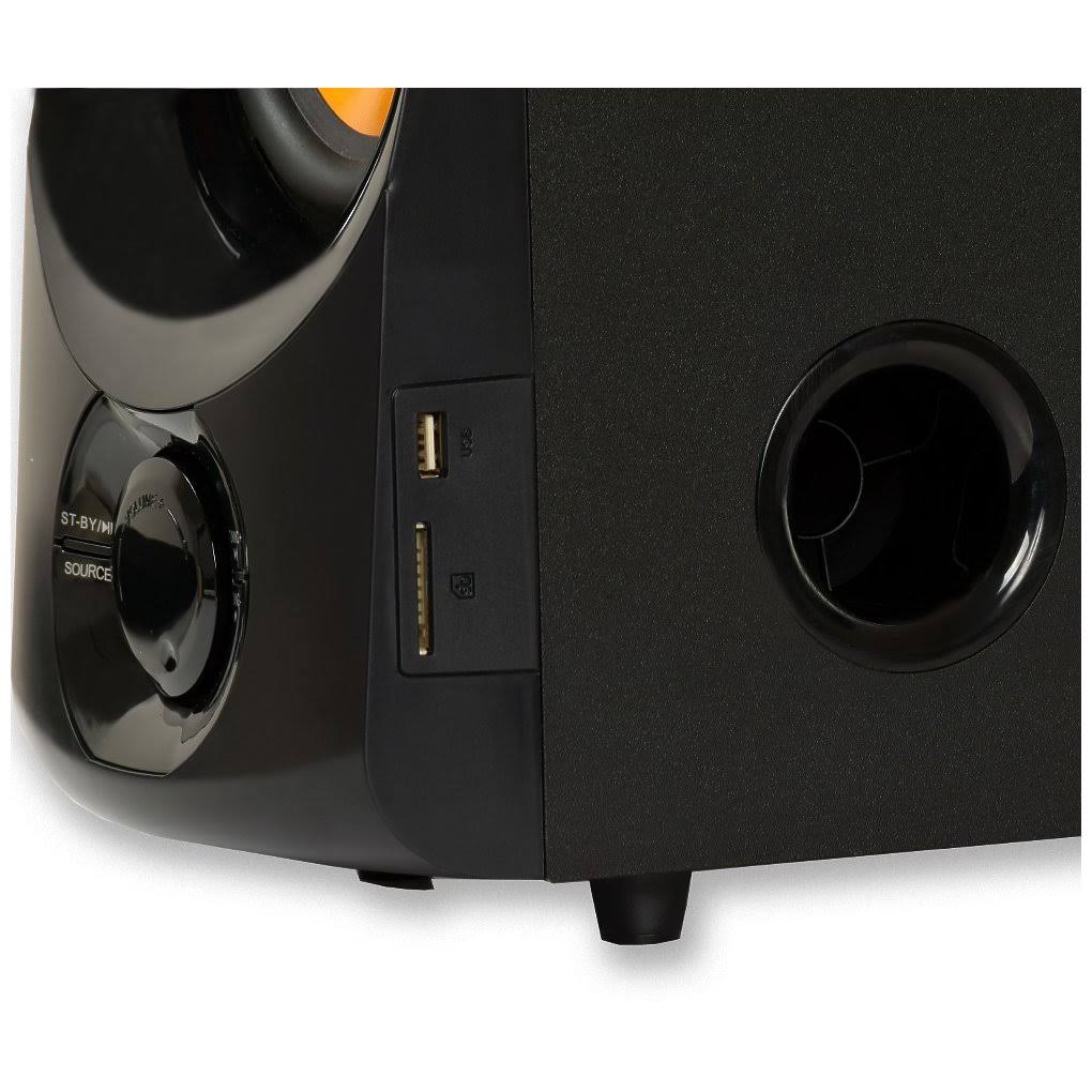 Acoustic Audio AA5170 Home Theater 5.1 Bluetooth Speaker System with FM and 2 Extension Cables