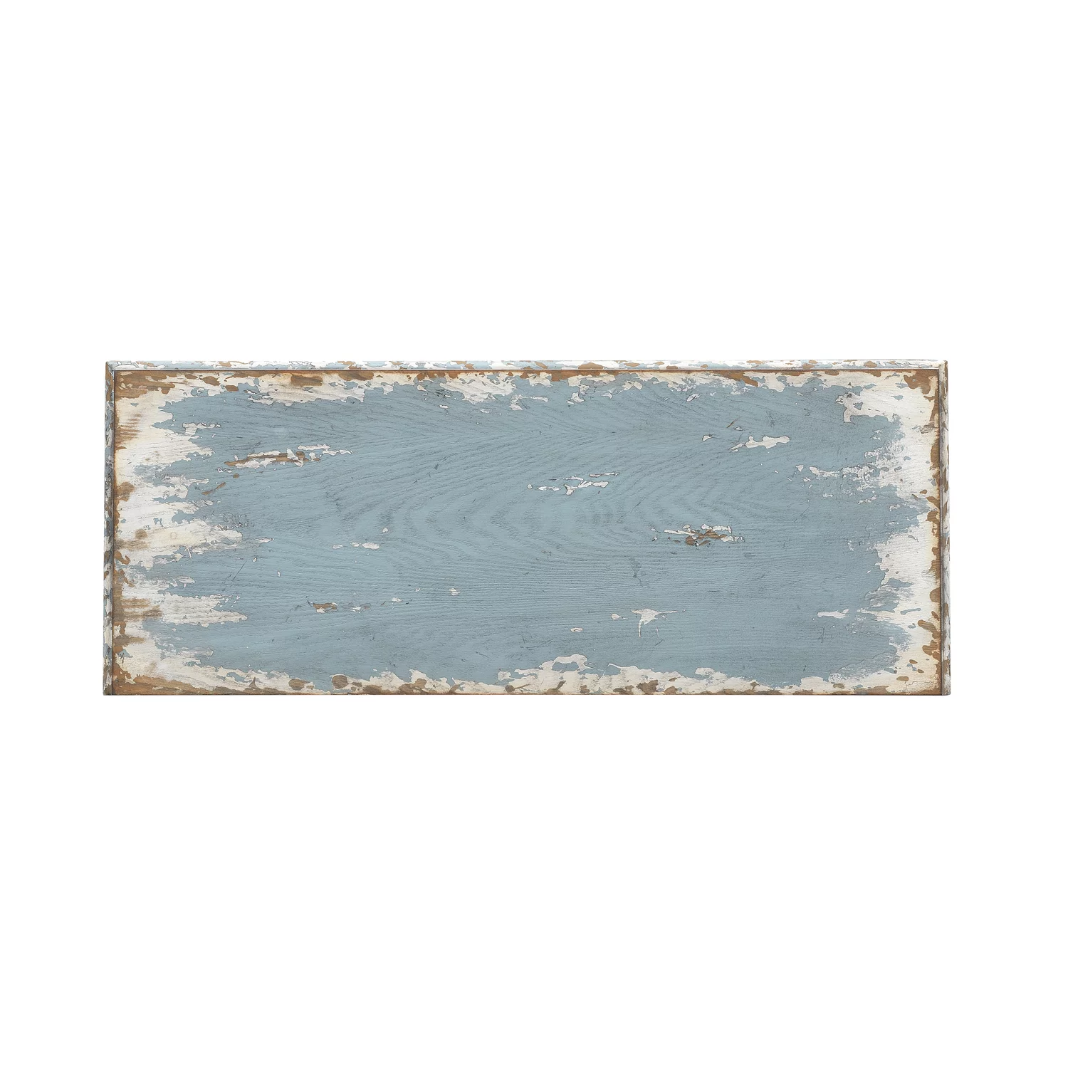 Coast To Coast Imports Cabot Aged Blue & Cream Two Door Cabinet - Curated Treasures Market