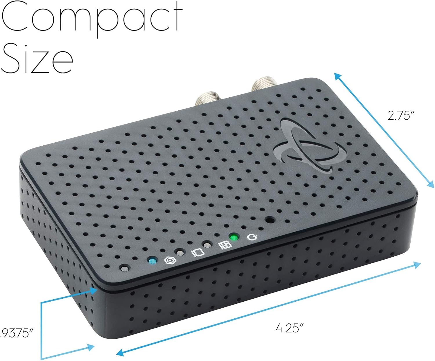Hitron Bonded MoCA 2.5 Network Adapter for Ethernet Over Coax (2-Pack) | 1 Gbps Ethernet, 2.5 Gbps Over existing Coax Cables | Ideal Backbone for Home Mesh WiFi, Streaming, and Gaming | HT-EM4