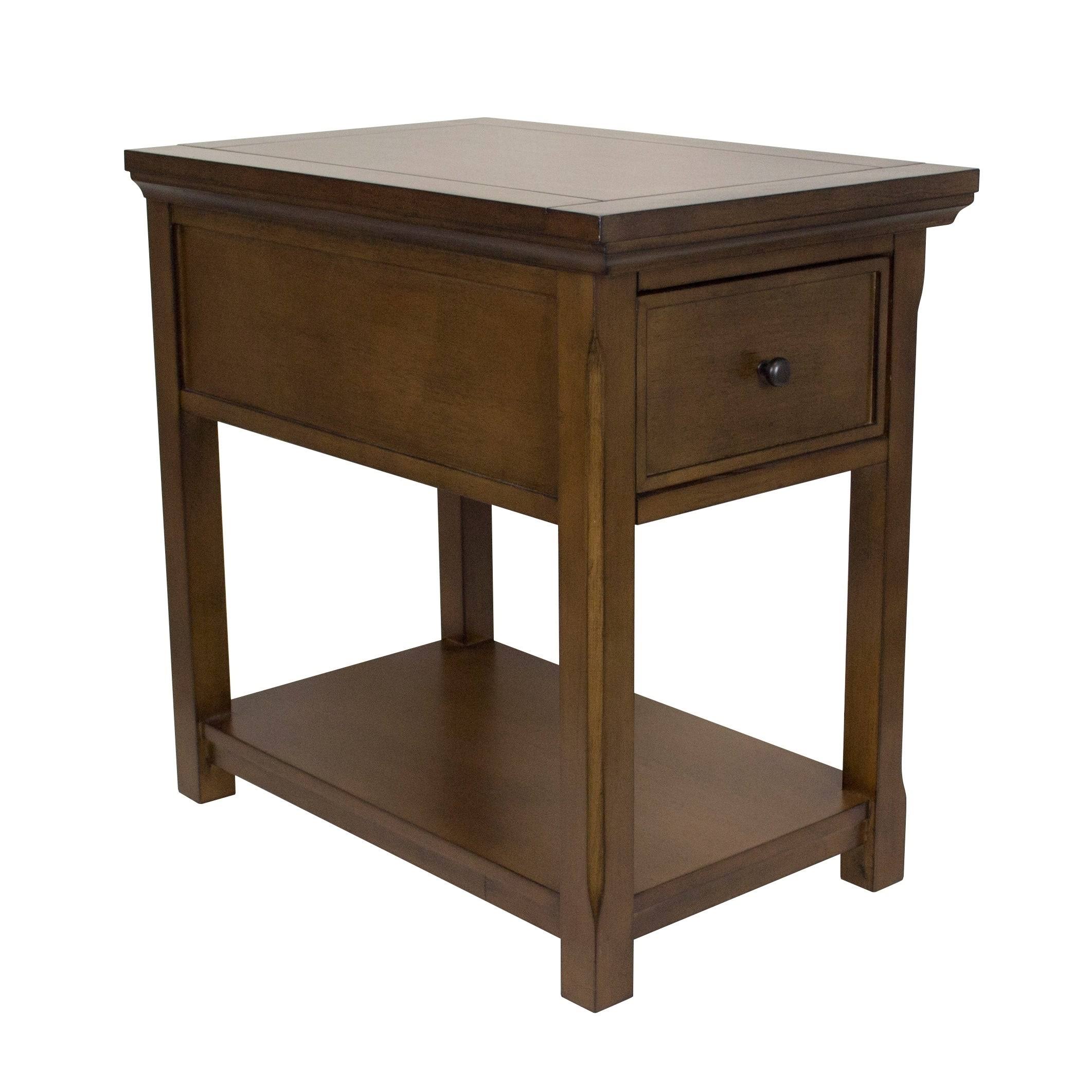 American Furniture Classics Model 432 End Table with Hidden Concealment Compartment for Your Valuables