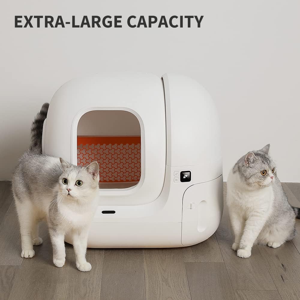 PETKIT New Version Pura Max Self-Cleaning Cat Litter Box with Large Capacity fr Multiple Cats, xSecure/Odor Removal/APP Control Newest Automatic Cat Littler Box