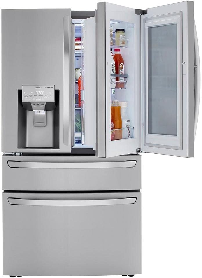 23 cu. ft. Smart wi-fi Enabled InstaView™ Door-in-Door® Counter-Depth Refrigerator with Craft Ice™ Maker
