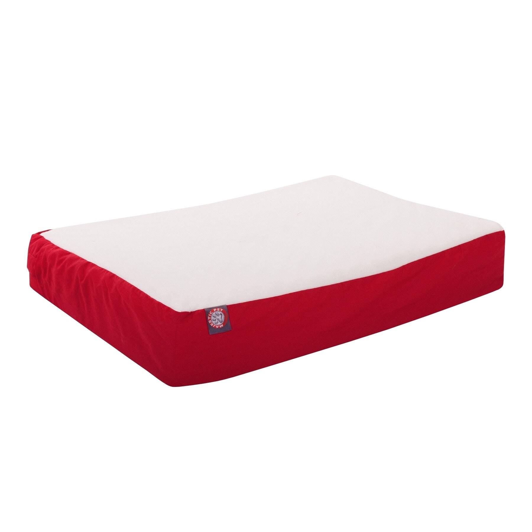 Majestic Pet Orthopedic Double Pet Bed Red