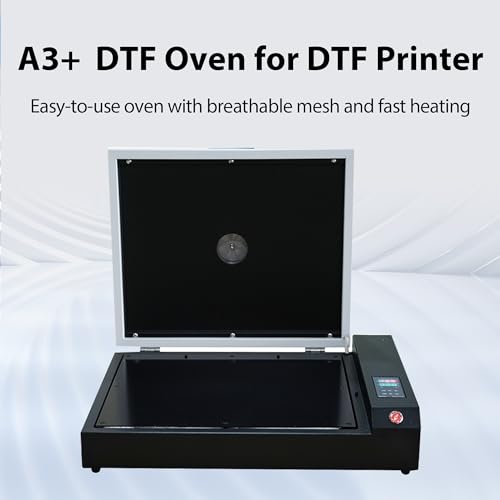 DTF Printer A4 High-Speed Transfer Machine with White Ink Mixing System and Roll Feeder for DIY T-Shirts(DTF Printer+Oven+6 * 250ml Ink+Roll Films+ DTF Powder)