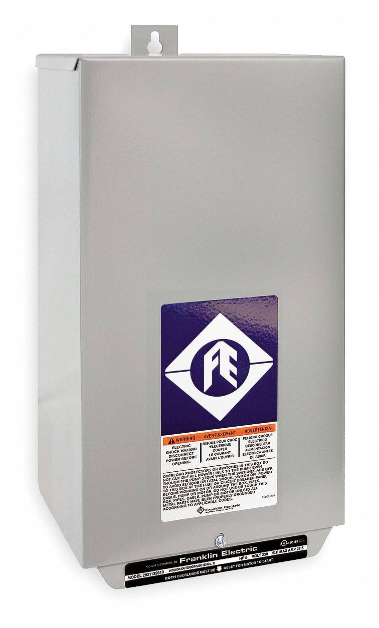 Franklin Electric 2821139310 Control Box,5HP,230V,1Phase