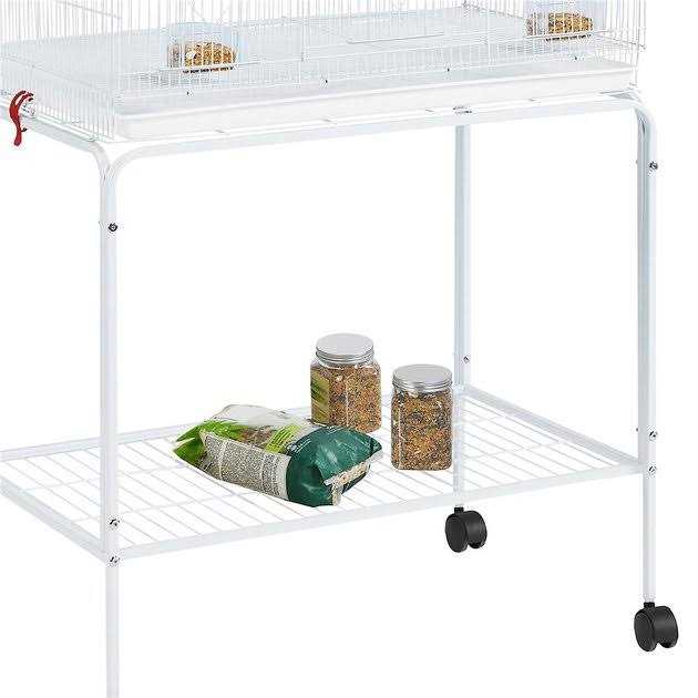 Yaheetech Rolling Stand Extra Space Wood Perches Bird Cage - Pet Supplies online store