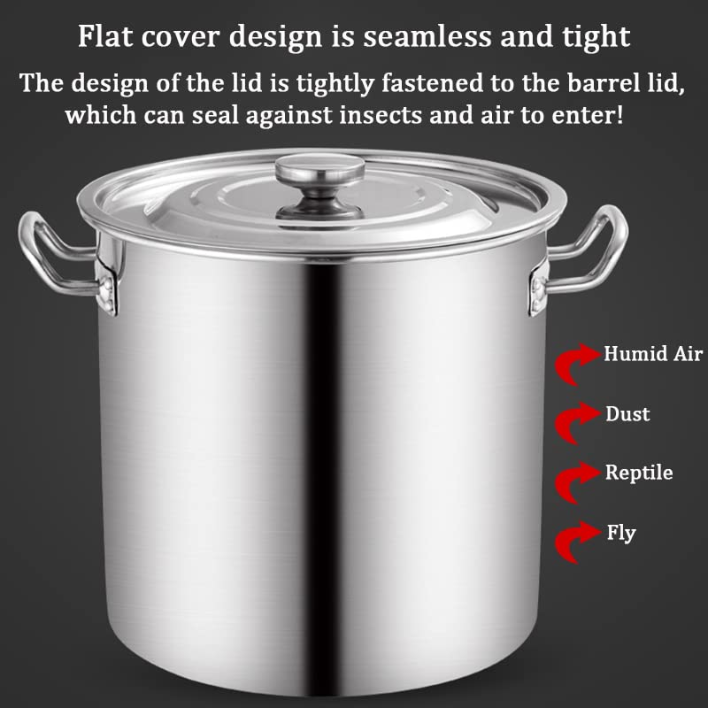 Stainless Stockpot Large Crab Seafood Boil Pot with Strainer Basket Heavy Kettle Turkey Deep Fryer Crawfish Clam Steamer for Steaming Boiling Canning