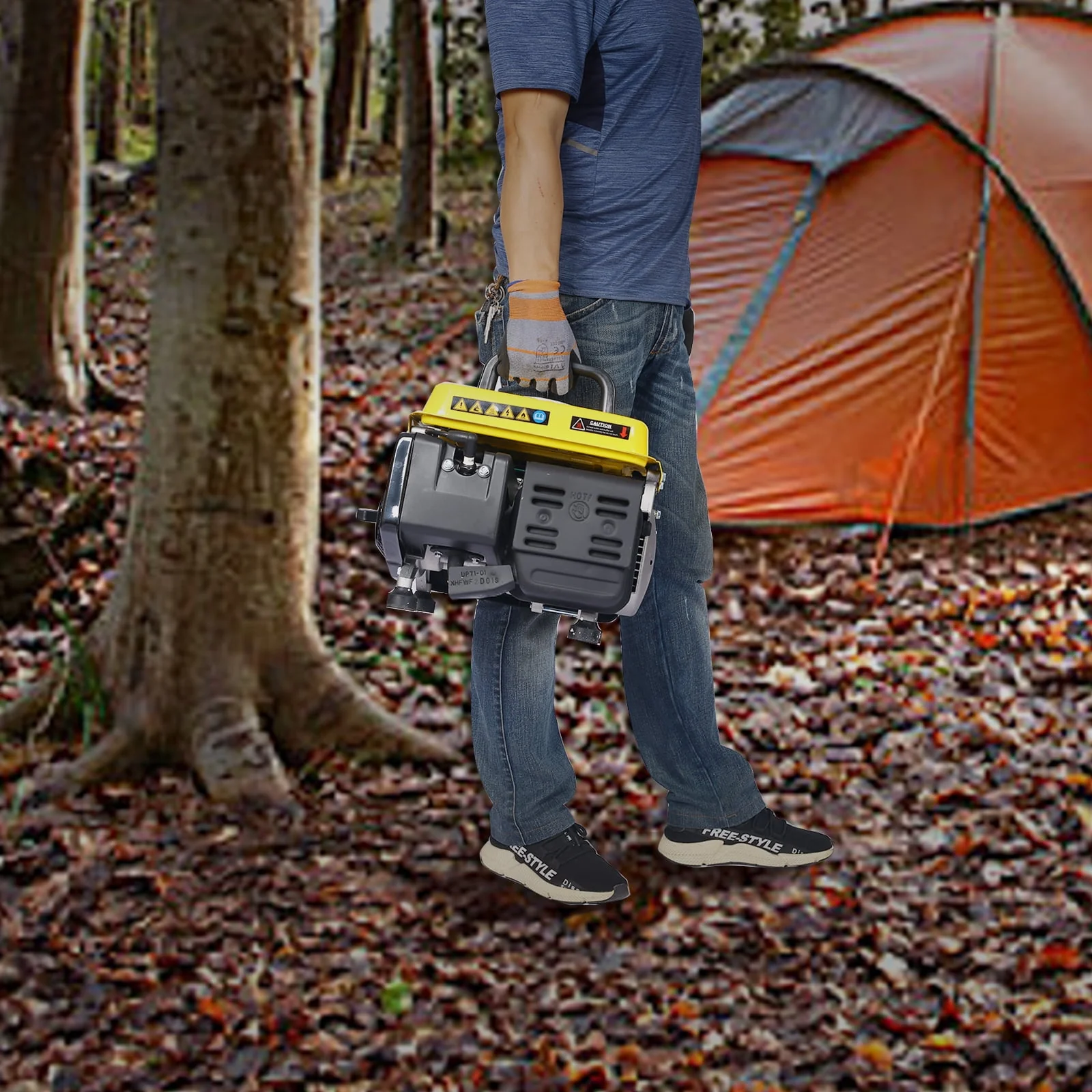 Clerance! Portable Generator, Outdoor generator Low Noise, Gas Powered Generator,Generators for Home Use