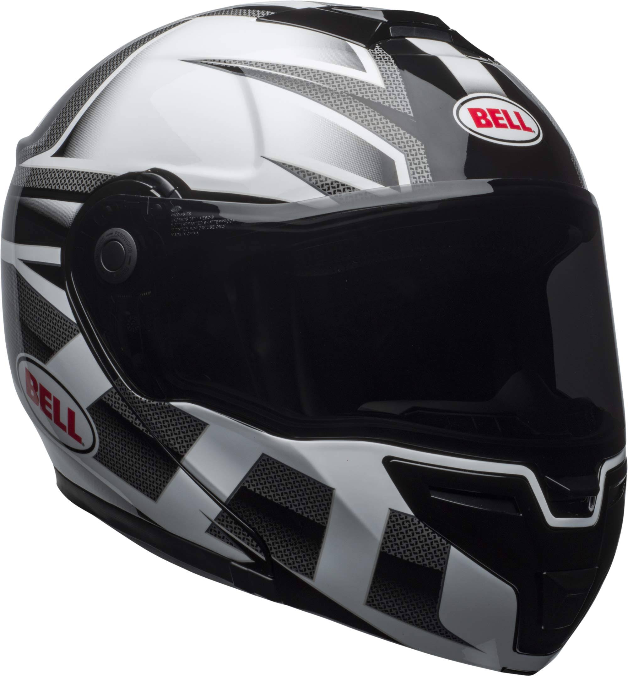 Bell SRT Modular Helmet - Gloss White/Black Predator - Large
