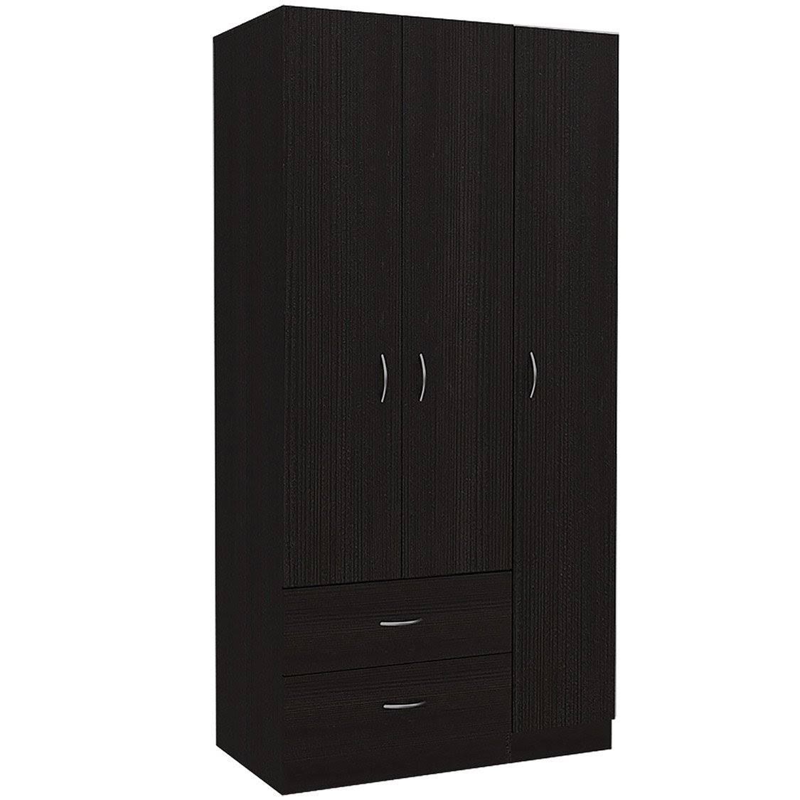 Eureka 3 Door Armoire Espresso