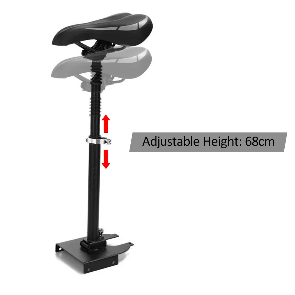 Radirus Electric Skateboard Saddle with Adjustable Height, Foldable Design, Absorbing Folding Seat Chair Replacement for M365, Scooter Seat for Long-Distance Commutes