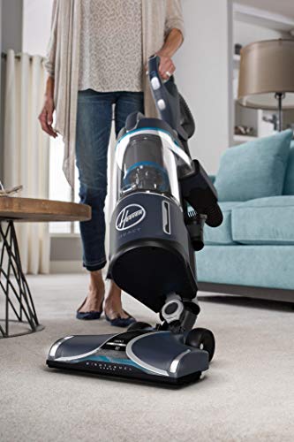 Hoover React Powered Reach Plus Bagless Upright Vacuum Cleaner, with Portable Lift Canister