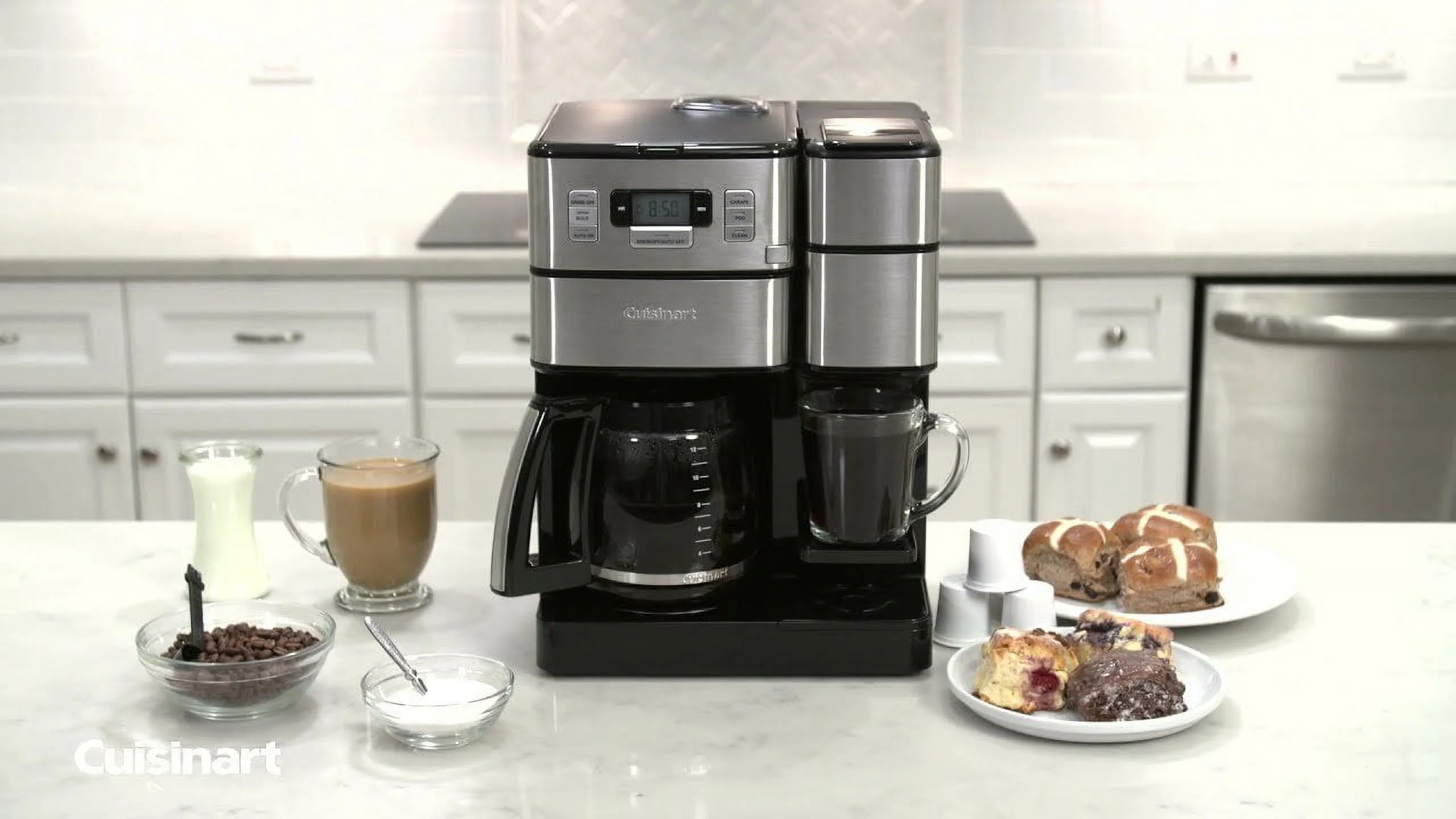 Cuisinart Grind & Brew™ 12 Cup Automatic Coffee Center, SS-GB1