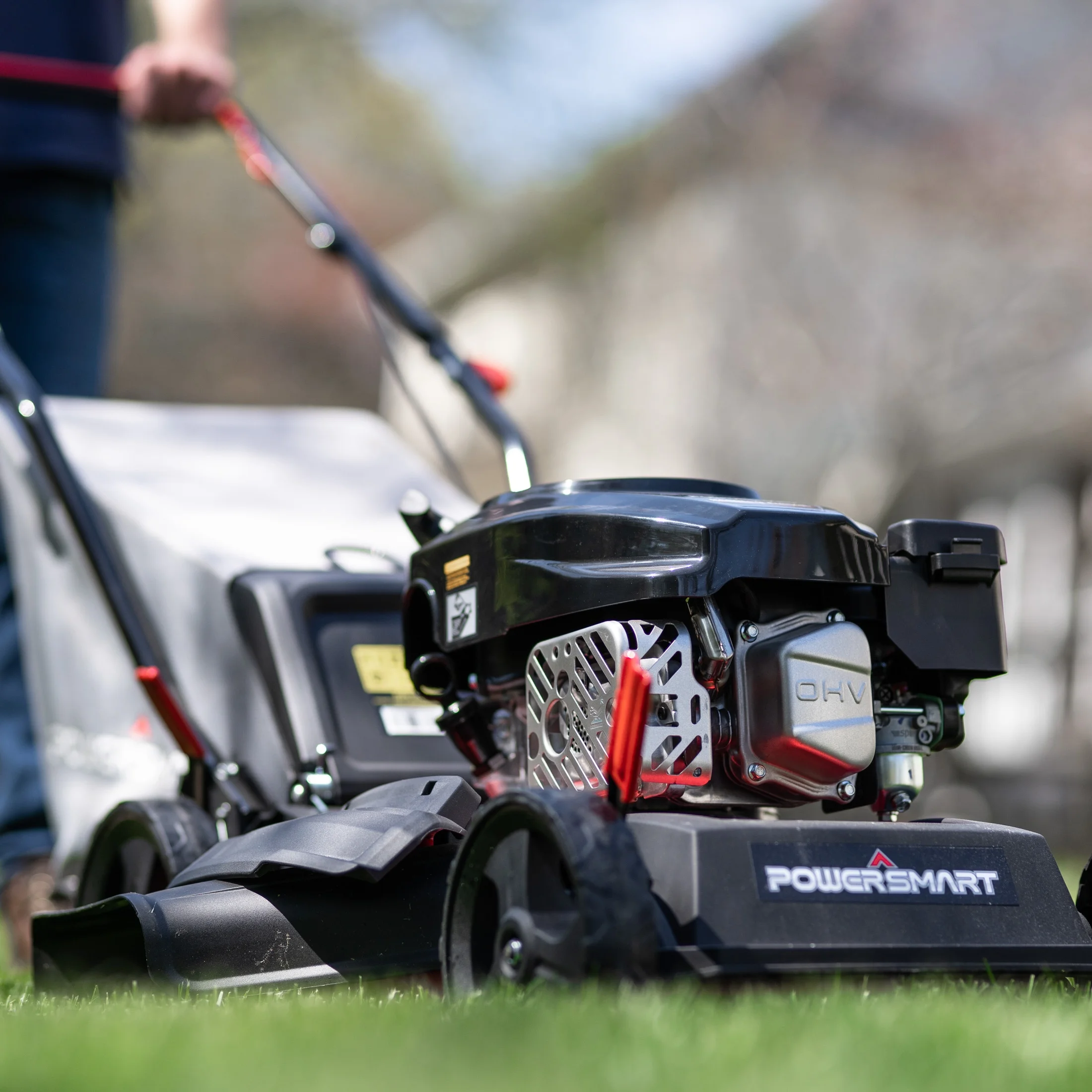 PowerSmart DB8617P 17 in. 3-in-1 Gas Push Lawn Mower