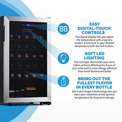 Newair Wine Fridge 33/34 Bottle