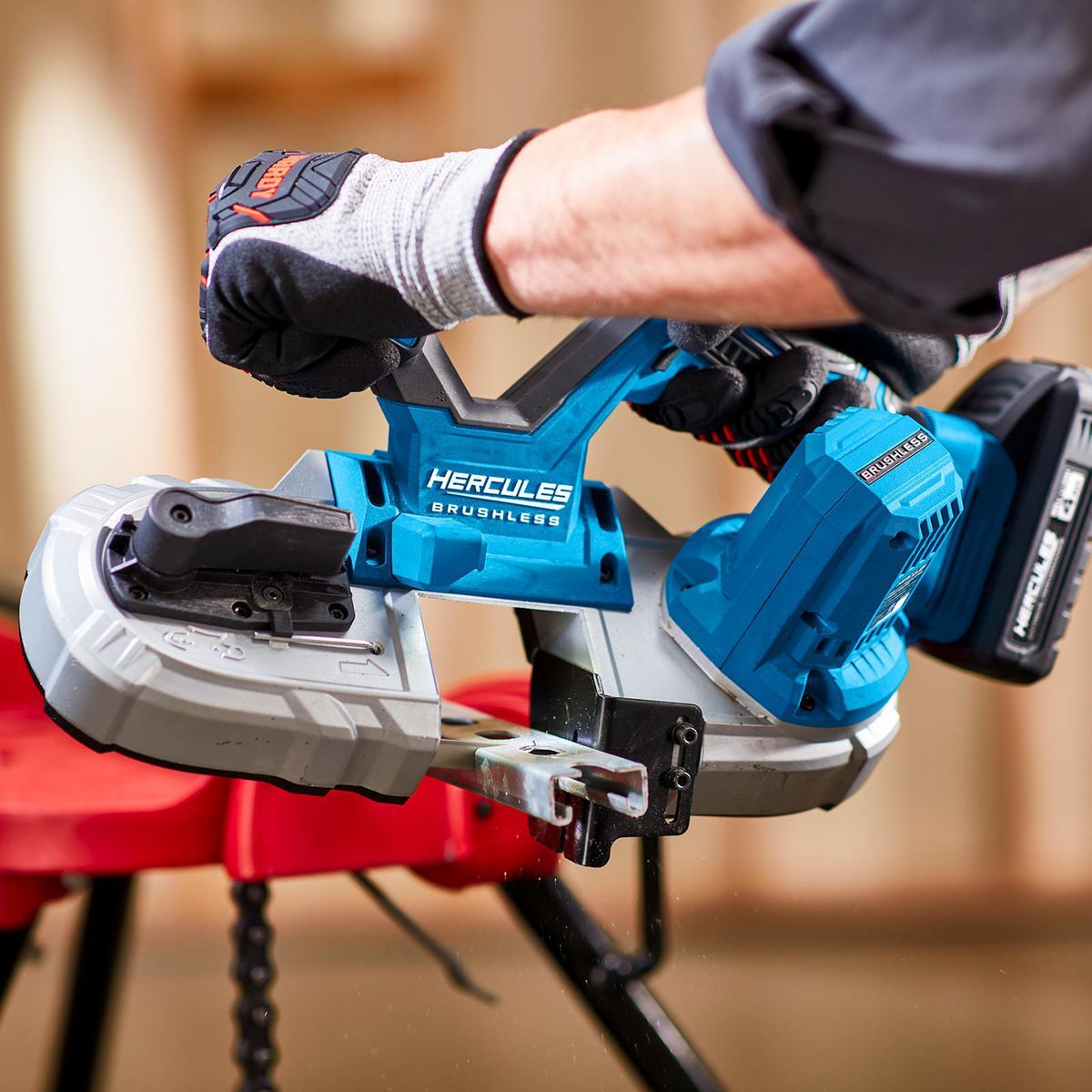 HERCULES 20V Brushless Cordless Variable-Speed Compact Band Saw - Tool Only