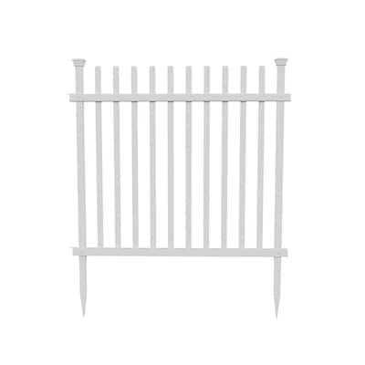 Zippity Outdoor Products Burbank Vinyl Picket Fence - Shop Hardware Tools Online Store