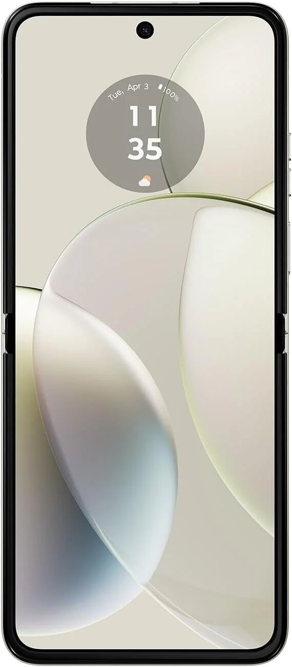 Motorola razr | 2023 | Unlocked | Made for US 8/128 | 32MP Camera | Vanilla Cream, 73.95 x 170.82 x 7.35mm - Curated Treasures Market