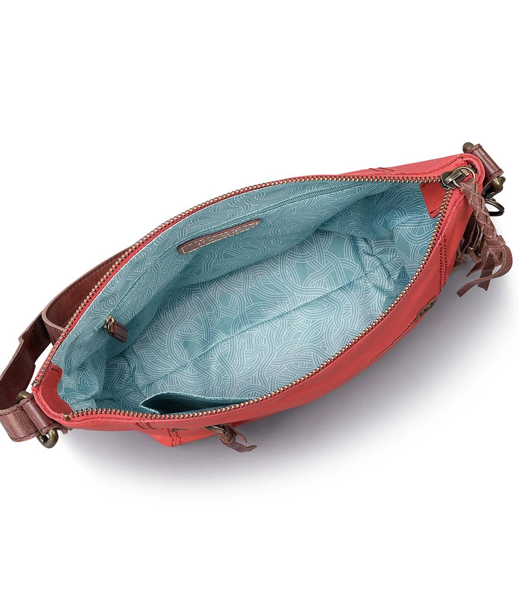 The Sak Ashland Leather Crossbody - Dusty Coral
