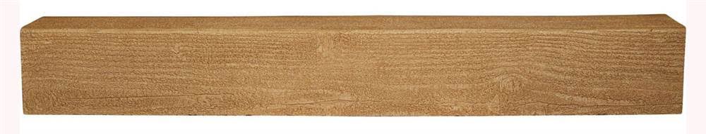 Ekena Millwork BMRS3C0060X060X120PP 6x22W x 6x22H x 10&L 3-Sided (U-beam) Rough Sawn Endurathane Faux Wood Ceiling Beam, Natural