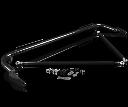 Braum Brhb-48rg Universal Racing Harness Bar Kit, 48 - 51 in. - Red, Black