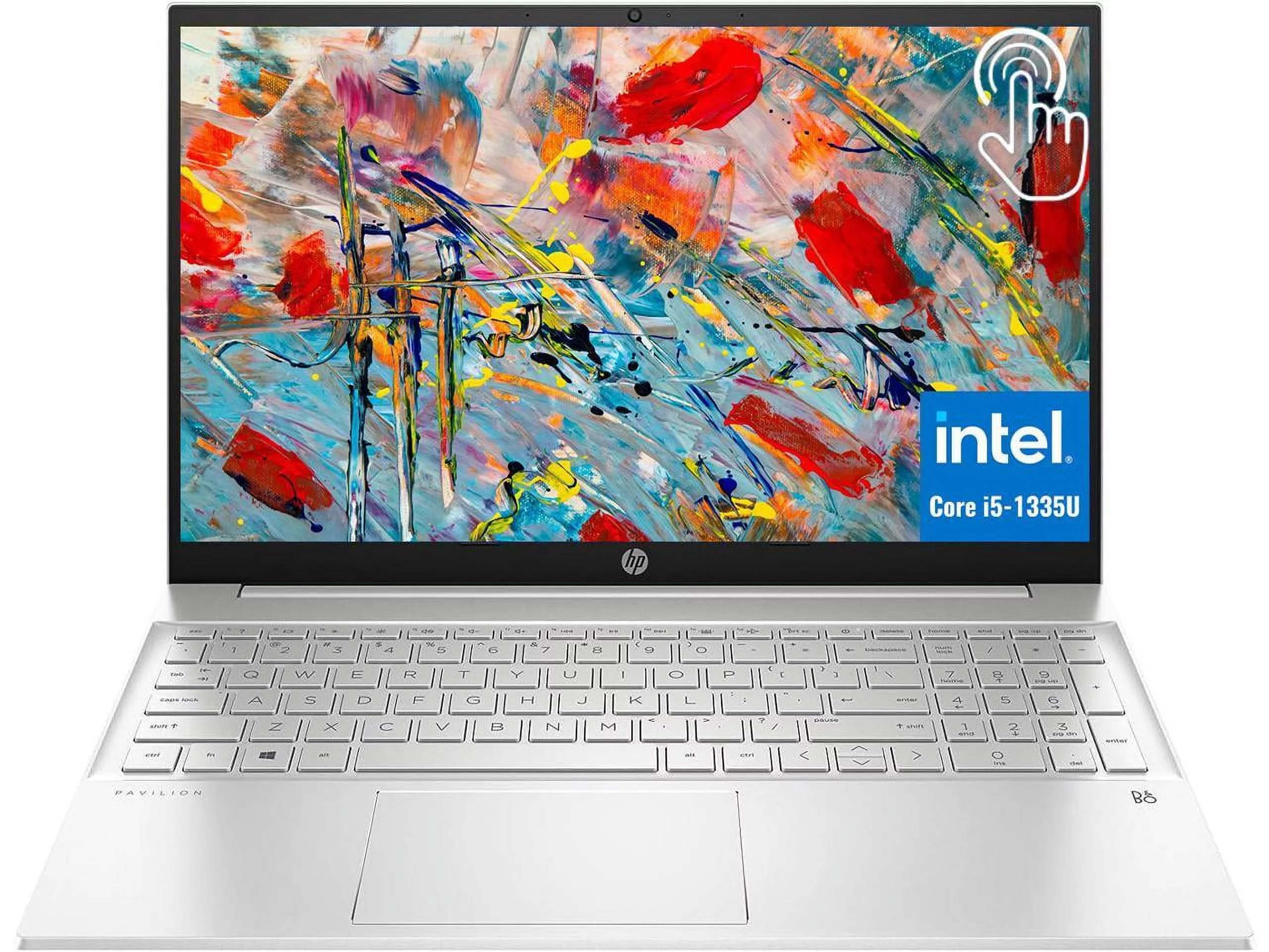 HP Pavilion Laptop Computer, 15.6" FHD IPS Touchscreen, 13th Gen Intel Core i5-1335U, 32GB RAM, 1TB SSD, Intel Iris Xe Graphic, Backlit Keyboard, Wi-Fi 6, Numeric Keypad, Bluetooth, Windows 11 Home