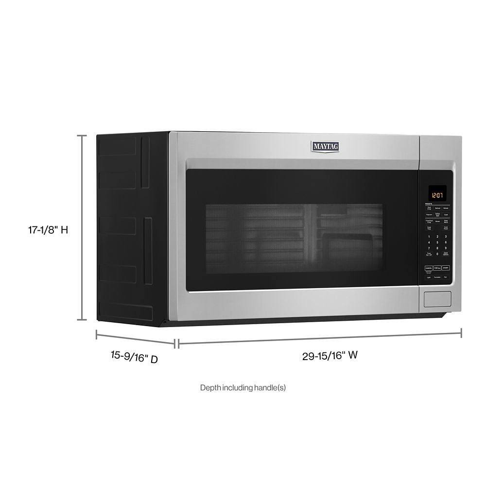 Maytag MMV4207JZ Over-the-range Microwave with Dual Crisp Feature - 1.9 Cu. ft. Stainless Steel