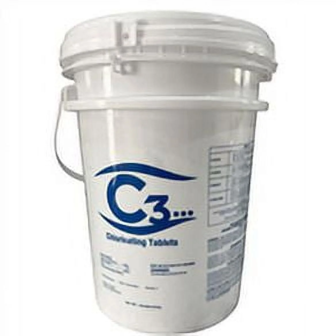 C3 3" Stabilized Chlorine Tablets for Swimming Pool and Hot Tubs | 20 lbs