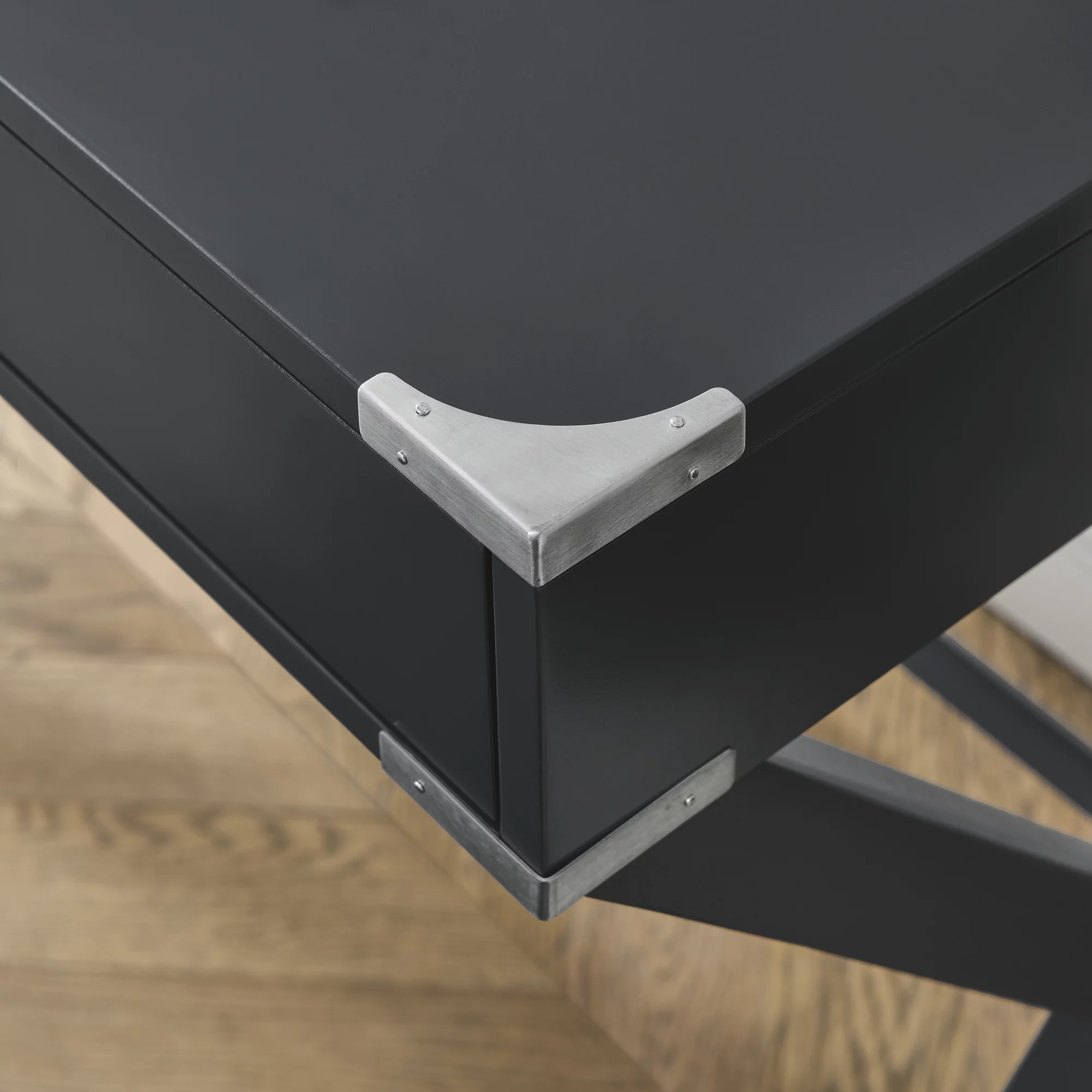 Docooler Solid Wood Computer Desk with Storage and Drawers, Modern Study Table for Home Office, Small Writing