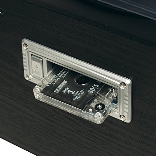 Jensen JTA475B 3-Speed Turntable with CD, AM/FM Stereo Radio, Cassette and Remote