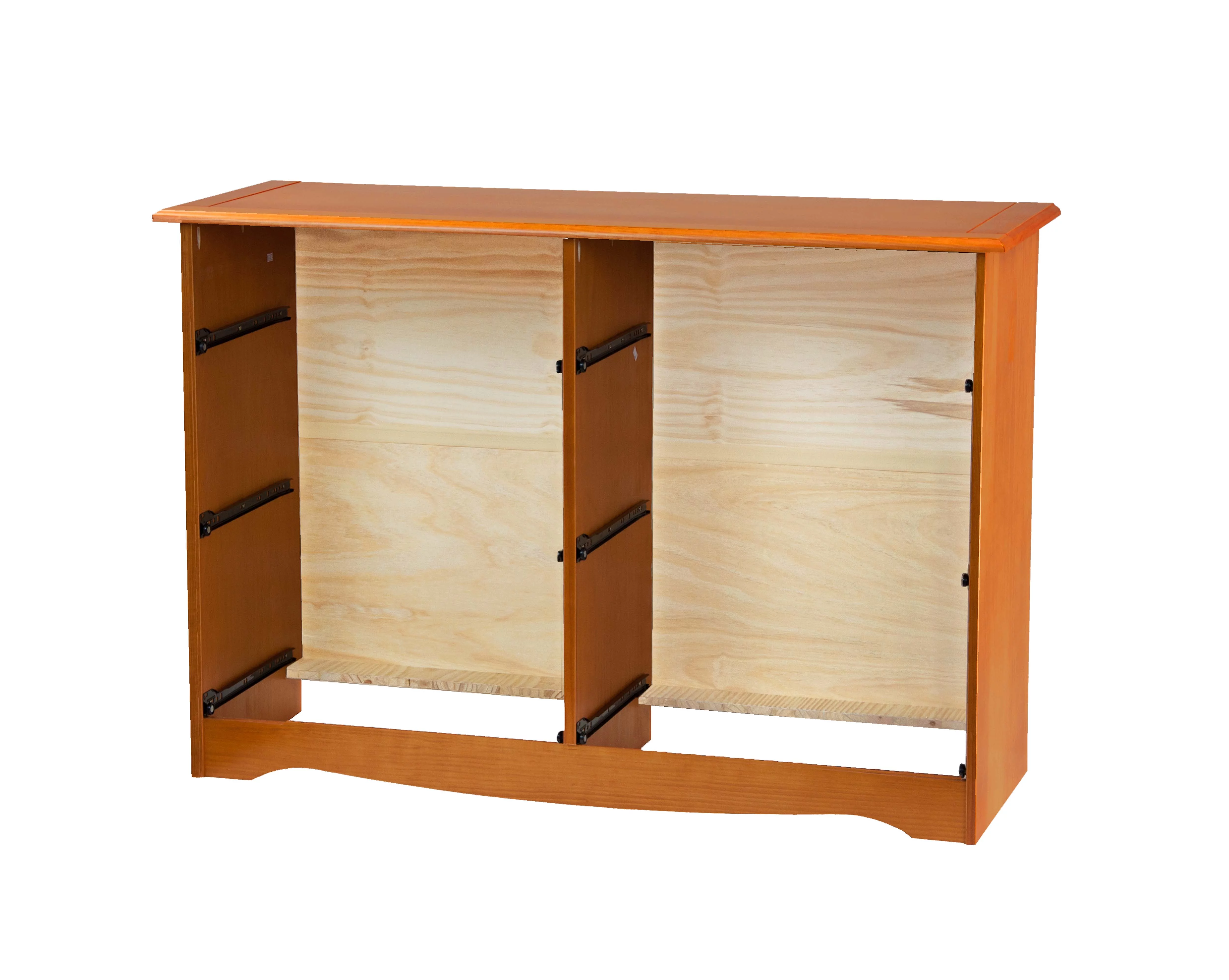 100% Solid Wood Double Dresser 5404 by Palace Imports, Honey Pine Color