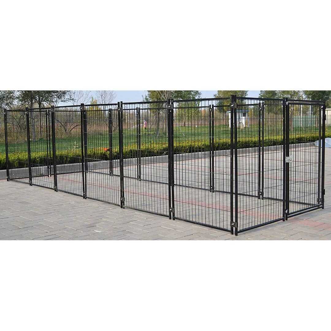 Omitree 9 x 9 x 3.93 ft Modular Dog Exercise Fence Barrier Pet Cat Run New Pen
